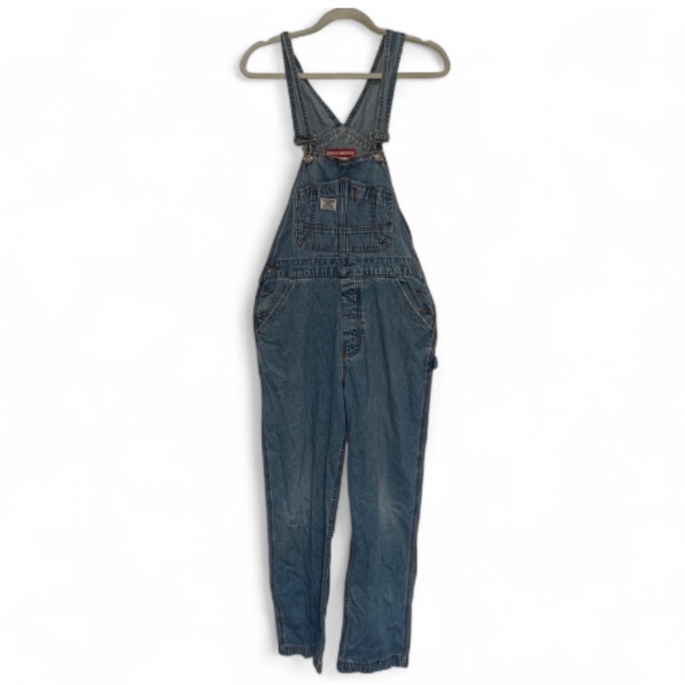 Vintage Denim Blue Overalls Jumpsuit